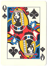 The queen of spades is even more to be avoided. African Queen Of Spades Sheba Deck Playing Cards Design Cool Playing Cards Playing Cards Art