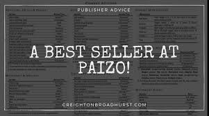 A Best Seller At Paizo Creighton Broadhurst