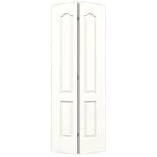 79 97 reliabilt snow storm hollow core 2 panel arch top bi fold closet interior door common 24 in x 80 in bifold door hardware doors interior bifold doors pinterest