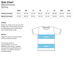 Sizing Chart Leftcoast Media House