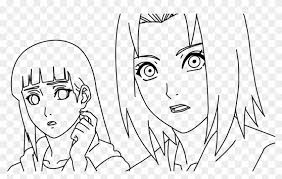 Naruto is a teenage ninja apprentice from konoha's hidden village. Hinata Hyuga Coloring Pages Photo Hinata E Sakura Para Desenhar Hd Png Download 1366x768 6228047 Pngfind