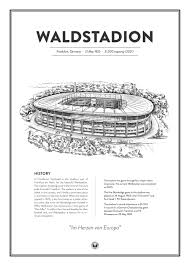Find the perfect eintracht frankfurt stadium stock photo. Waldstadion Eintracht Frankfurt Arena Stadium Poster Fans Will Know