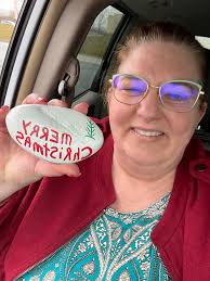 I found this Rock at Bank of America drive up ATM