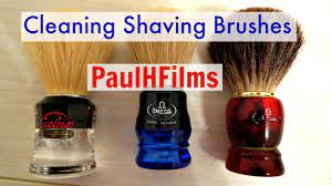 Cleaning & Disinfecting A Shaving Brush - Youtube