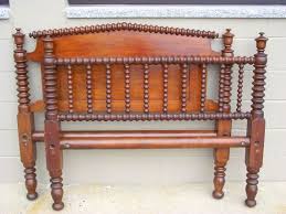 Drive timber screws through the holes and into the ends of the rails. Antique Heirloom Spindle Spool Bed Full Double Size Gorgeous Solid Heavy Wood Headboard Footboard Jenny Lind Cou Spool Bed How To Antique Wood Wood Headboard
