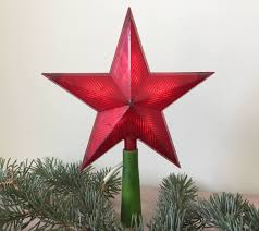 Vintage Christmas Soviet Russian Electric Top Star Ornament Christmas Tree Star Topper New Years Tree Vintage Christmas