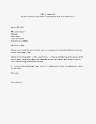 Resignation Letter Example Resignation Letter Sample Resignation Letter Resignation Letter Sample Simple