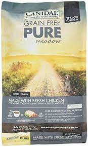Canidae Grain Free Pure Meadow Senior Dog Formula Food Made With Fresh Chicken 12lb Continue To The Product At The Dry Dog Food Dog Food Recipes Grain Free