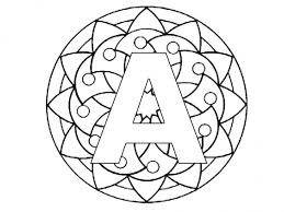 Del mismo modo la información completa sobre dibujos de letras para colorear para niños de preescolar. Mandalas Didacticos Con Letras Para Colorear Mandalas