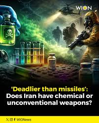 Does Iran have chemical weapons? The US accuses Tehran of developing  pharmaceutical-based agents that target the central nervous system.  #wioncards #missile #unconventionalweapons #chemicalsupplier Read more:https ://www.wionews.com/photos/-more-deadly ...