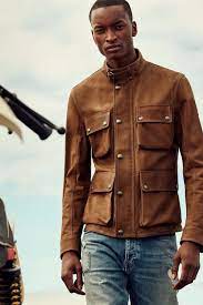 Belstaff Spring 2018 Menswear Fashion Show Mens Fashion Summer Menswear Leather Jacket