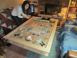 Home Built Gaming Table Boardgamegeek Boardgamegeek Table Games Board Game Table Table