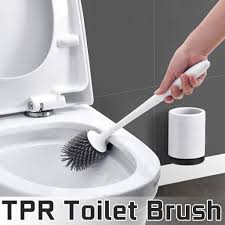 The handle also helps to let the this toilet brush helps the toilet to stay clean from any marks, dirt, and germs with the implementation of proper cleaning ingredients of the toilet. Buy Tpr Toilet Brush Soft Antibacterial Bristle Toilet Bowl Brush Holder Cleaning Set Toilet Accessorie At Affordable Prices Free Shipping Real Reviews With Photos Joom