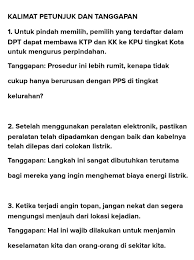 Hal ini sebaiknya didiskusikan terlebih dahulu kepada warga setempat. Buatlah Kalimat Petunjuk Dan Tangapanya Brainly Co Id