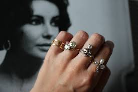 Which is your favorite?! Pinky ring: Atlas ring by Tiffany & Co. My  engagement ring Middle finger: Edwardian diamond ring from eBay Pointer  finger: clover ring from Joden Jewelry