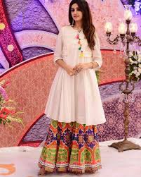 Eid Show Goodmorningpakistani Hair Makeup Done By Me Wearing Myrangja Funnigh Designer Dresses Indian Pakistani Dresses Casual Pakistani Fashion Casual