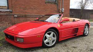 The cars exterior is finished in what. 1994 Ferrari 348 Spider F275 Indy 2017