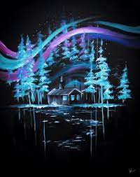 Top free images & vectors for black background painting ideas in png, vector, file, black and white, logo, clipart, cartoon and transparent. 65 Simple And Beautiful Acrylic Painting Ideas For Beginners Hercottage Black Background Painting Black Canvas Paintings Art Painting
