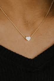 Mi Amor Necklace In 2021 Small Heart Necklace Cute Necklaces For Girlfriend Girlfriend Necklace Gift
