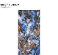 Customization Luxury 9mm Large Size Blue Sintered Stone Slabs Villa  Porcelain Floor Wall Tile