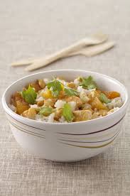 Salade De Riz Poulet Curry Et Abricots Recette Recette Salade De Riz Recette Salade De Riz Salade De Riz Poulet