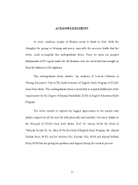 The dissertation acknowledgements section is where you thank those who have helped and supported you during the research and writing process. Bachelor Thesis Acknowledgement Sample