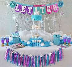For instance the cake and the cute snowman milk bottles. Frozen Party Decor Evite Disney Frozen Birthday Party Frozen Party Decorations Frozen Birthday Party