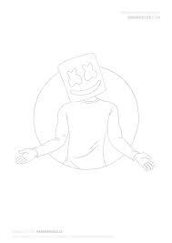 Remember, drawing practice is as important as the materials you use. How To Draw Marshmello Super Easy Fortnite Season 7 Drawing Tutorial Draw It Cute