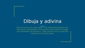 Los equipos toman turnos en dibujar y adivinar. Casa Dividida Dibujar Y Adivinar Cap 1 14 By Bethany Pflug Tpt