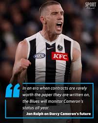 Darcy Cameron at Carlton? With Tom De Koning's future uncertain, don't rule  it out. MONEYBALL 👉 bit.ly/3Y3oKv5