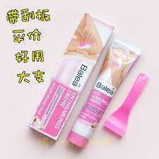 Well, those hair removal creams you might have heard about from the 90s that burned, stung, and, yes, smelled, have come a long way since the age of grunge and n'sync. The Spot Balea Balea Hair Removal Cream Imported From Germany Is Mild And Non Stimulating Low Sensitivity Belt Scraper 125ml