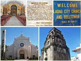 sinking bell tower of laoag city the