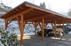 Carports Holz Bau Bluggel