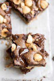 Chocolate Hazelnut Bars Gluten Free Paleo Recipe Hazelnut Recipes Healthy Chocolate Recipes Food
