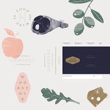 Studiodbd On Instagram New Project For Hampersfoodandwine In Woodstock A Branding Job For A Deli An Graphic Design Branding Logo Design Illustration Design
