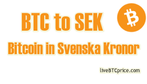 You will find more information about the bitcoin price to usd by going to one of the sections on this page such as historical data, charts, converter, technical analysis. Live Btc To Sek 292 367 30 Kr Bitcoin Price To Swedish Kronor Live Updated Prices
