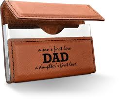 The stylish business card holder will most likely give you an edge over your competitors in every aspect of your business ventures. Father S Day Quotes Sayings Leatherette Business Card Case Personalized Youcustomizeit