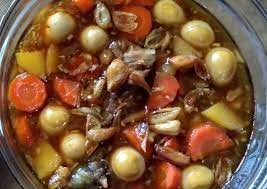 Ilustrasi sayur kentang telur puyuh credit: Resep Semur Telur Puyuh Amp Kentang
