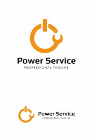 Power Service Logo Template 67799 Service Logo Logo Templates Maintenance Logo