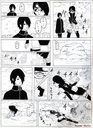 DOUJINSHI]​Sasuke teaches Sarada Chidori | Boruto Amino