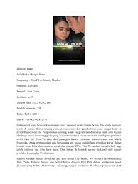 Kata kata magic hour magic hour adalah film drama romance indonesia yang populer. Magic Hour 1