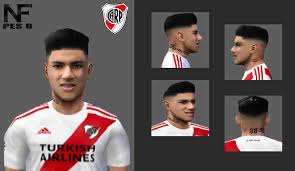 Maillots domicile extérieur actualités pour la saison en cours, voir: Ultigamerz Pes 6 Jorge Carrascal River Plate Face