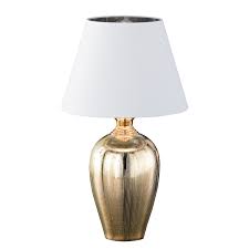 Eek A Tischleuchte Belly Webstoff Keramik 1 Flammig Weiss Gold Honsel Leuchten Jetzt Bestellen Unter Https Moebe Lampe Nachtlampen Tischleuchte