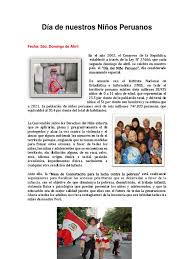 More images for dia del niño en peru » Dia Del Nino Peruano Final Peru Trabajo Infantil