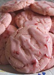 Strawberry Cake Mix Cookies I Dig Pinterest Recipe Strawberry Cake Mix Cookies Easy Desserts Dessert Recipes Easy