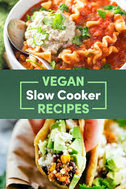 14 Comforting Slow Cooker Recipes Without Any Meat Or Dairy Vegan Slow Cooker Recipes Vegetarian Slow Cooker Recipes Vegetarian Crockpot