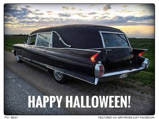happyhalloween - #1962 #cadillac #millermeteor #hearse - #funeral  #1962cadillac