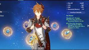 A list of all artifact sets in genshin impact. Genshin Impact Childe Build Test Wanderer S Troupe Youtube