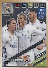 Cristiano ronaldo, gareth bale, karim benzema out of this world. Card 449 Cristiano Ronaldo Gareth Bale Karim Benzema Panini Fifa 365 2017 2018 Adrenalyn Xl Nordic Edition Laststicker Com
