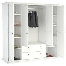 Tvilum Closet 4puertas 2 Cajones 181x60x200 Blanco Diseno De Armario Para Dormitorio Ropero De Madera Armario De Ropa